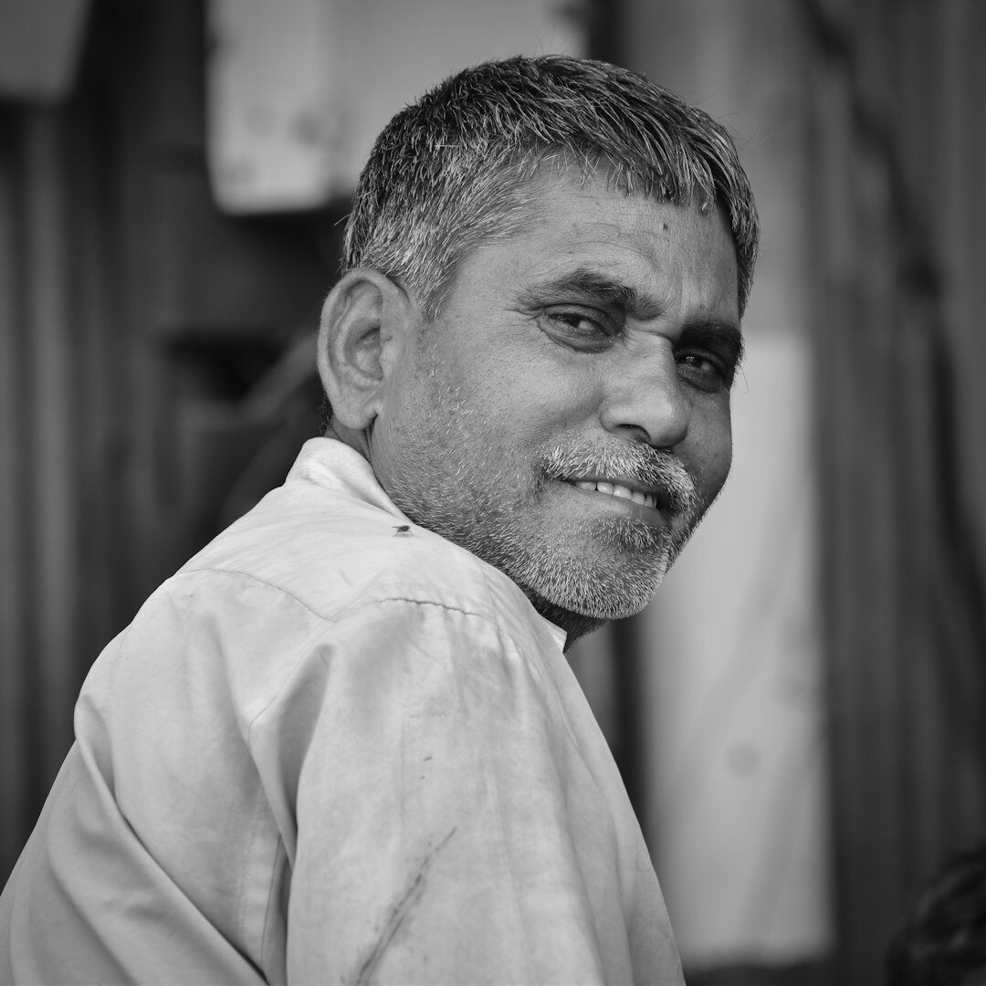 Portrait of a mature professional man with grey hair