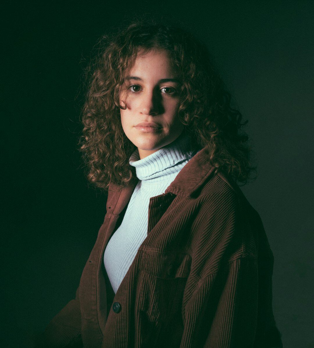 Portrait of a professional woman with red hair